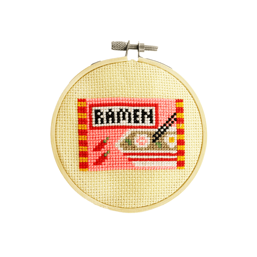 Ramen Beginner Cross Stitch Kit