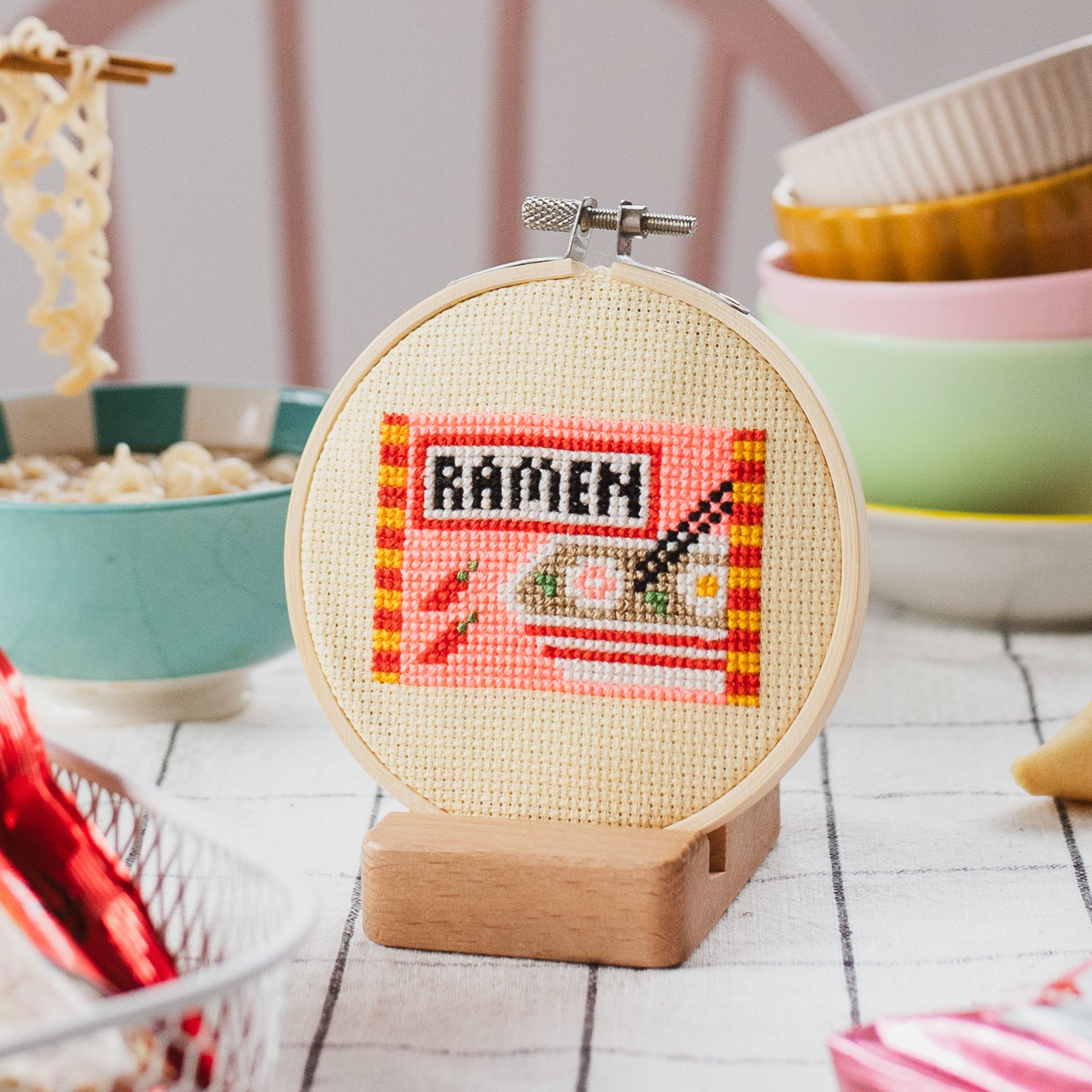 Cotton Clara Ramen Beginner Cross Stitch Kit