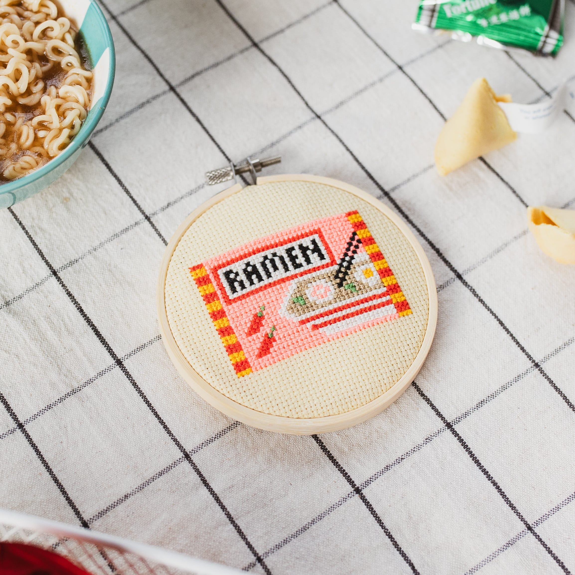 Cotton Clara Ramen Beginner Cross Stitch Kit