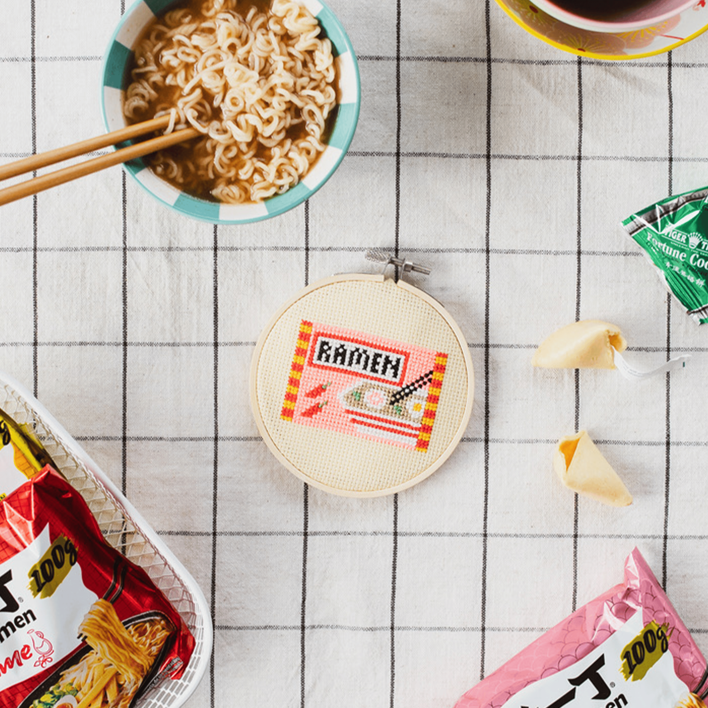 Cotton Clara Ramen Cross Stitch PDF Pattern – Instant Download