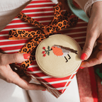 Cotton Clara Robin & Berry Cross Stitch Kit