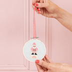 Cotton Clara Santa Mini Cross Stitch PDF Pattern – Instant Download