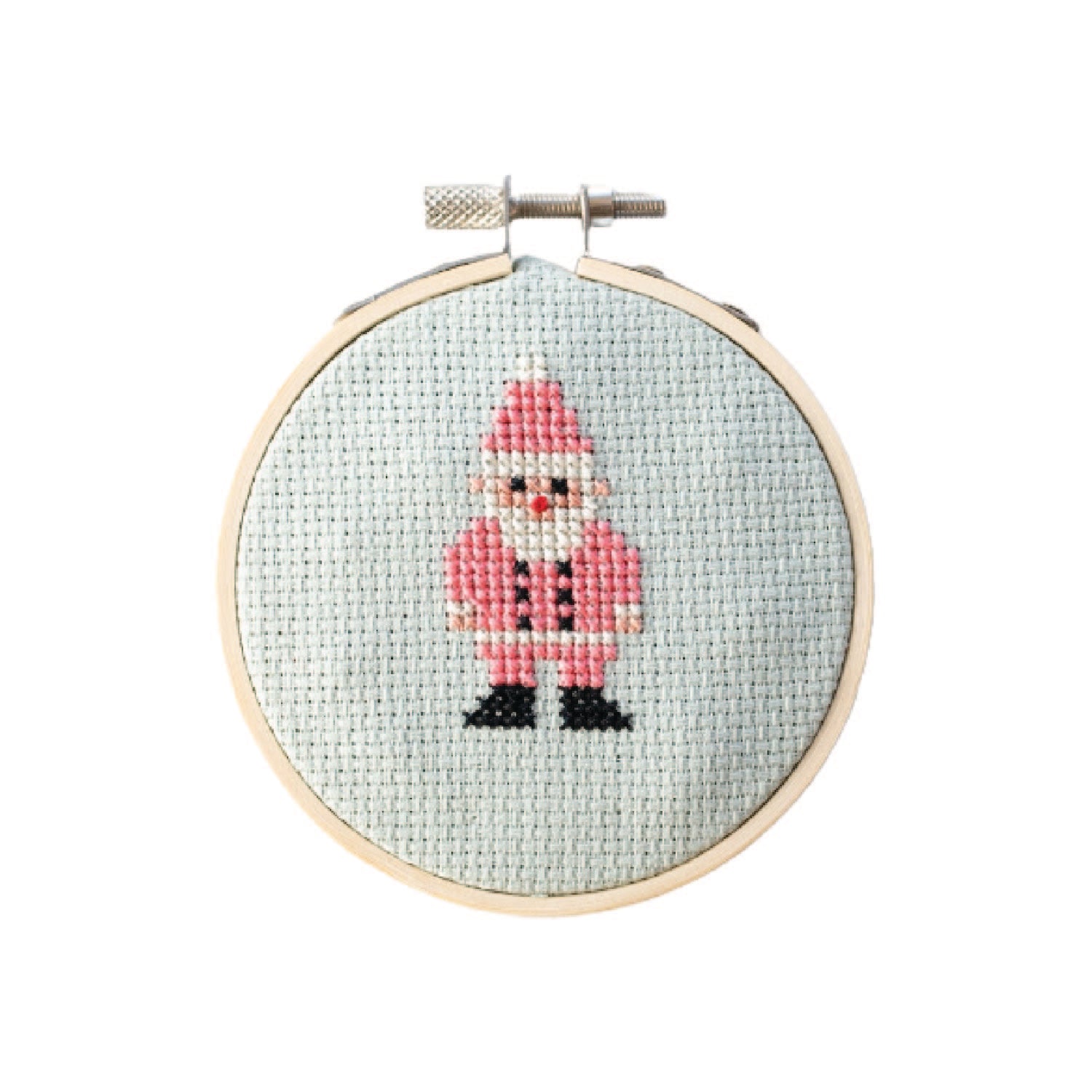 Cotton Clara Santa Mini Cross Stitch PDF Pattern – Instant Download