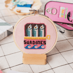 Cotton Clara Sardines Cross Stitch Kit