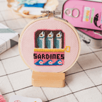 Cotton Clara Sardines Cross Stitch PDF Pattern – Instant Download