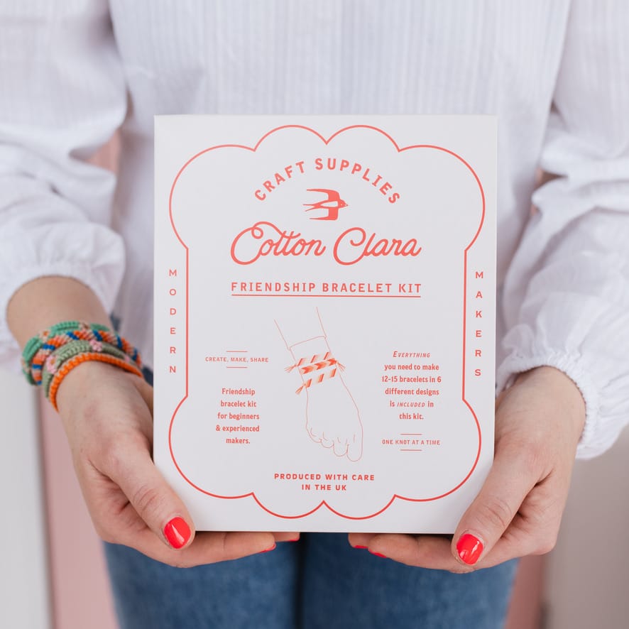 Cotton Clara Sewing Kits Friendship Bracelet Kit