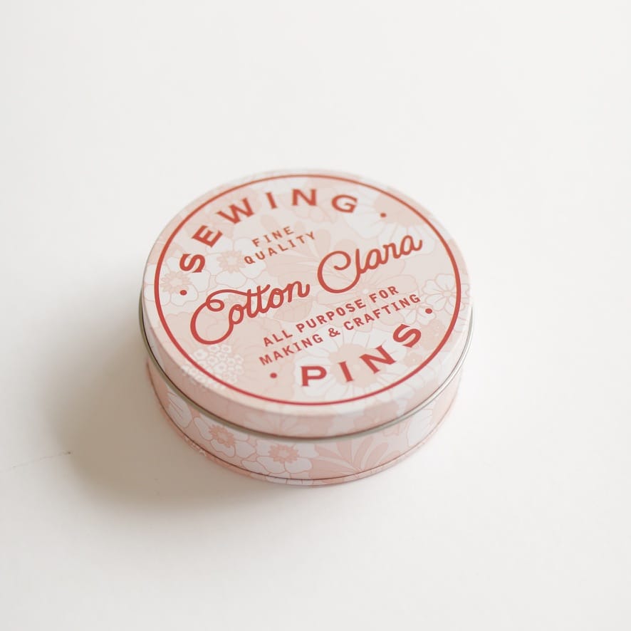 Cotton Clara Vintage Inspired Pin Tin 100g