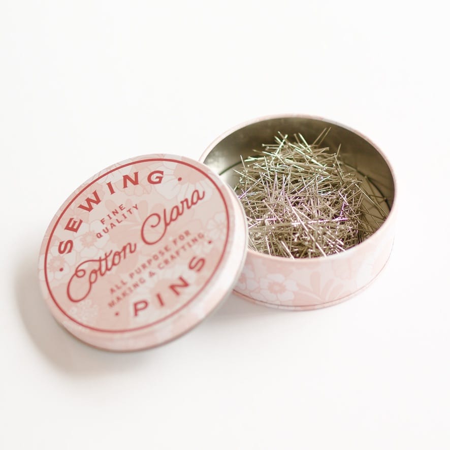 Cotton Clara Vintage Inspired Pin Tin 100g