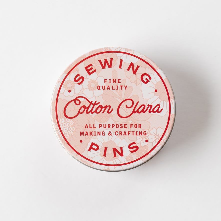 Cotton Clara Vintage Inspired Pin Tin 100g