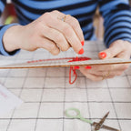 Cotton Clara Wooden Boards Pegboard Embroidery Board Kit