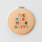 Cotton Clara You make me so happy Cross Stitch PDF Pattern – Instant Download
