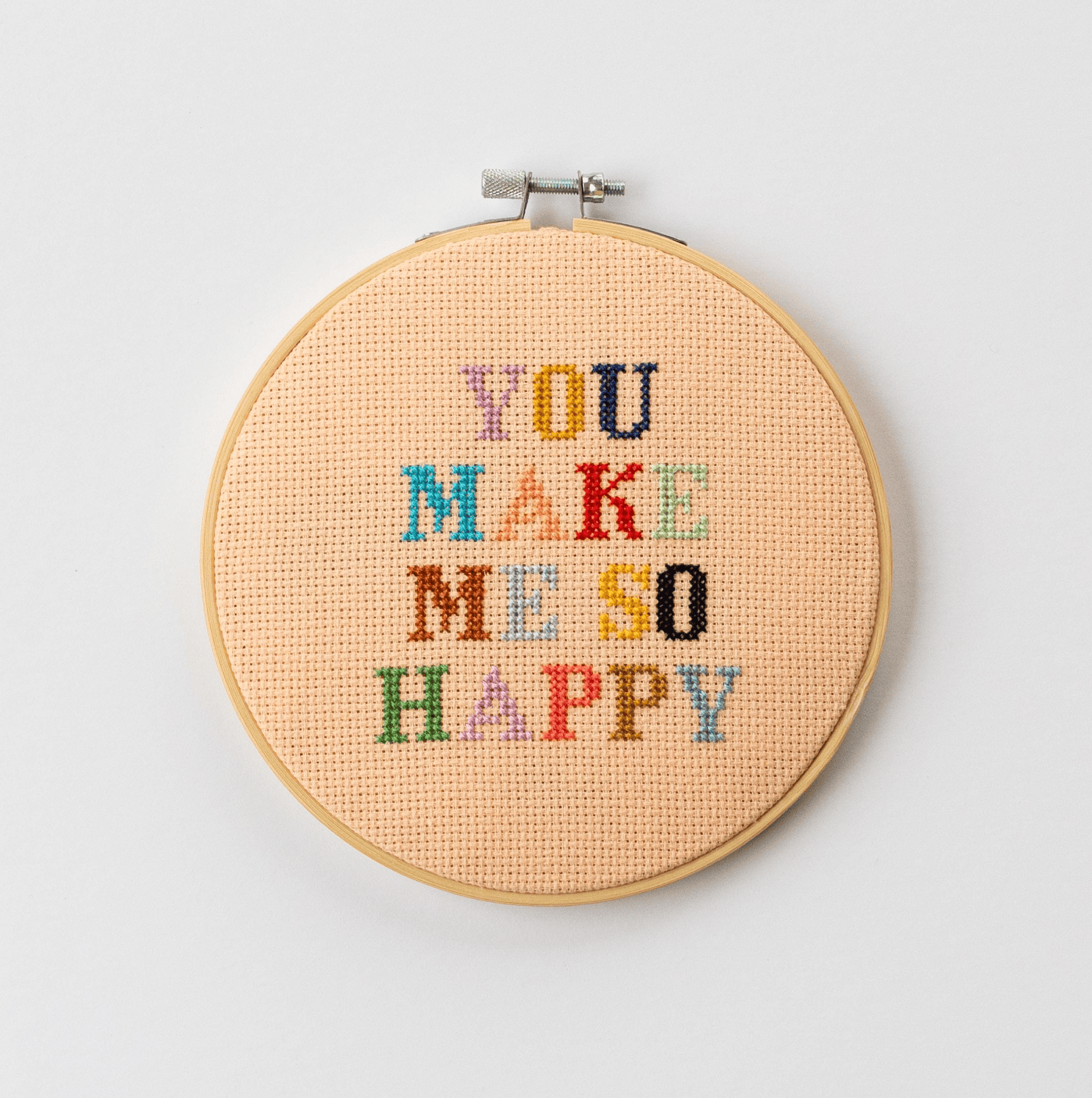 Cotton Clara You make me so happy Cross Stitch PDF Pattern – Instant Download