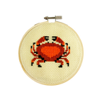 Crab Beginner Cross Stitch Kit