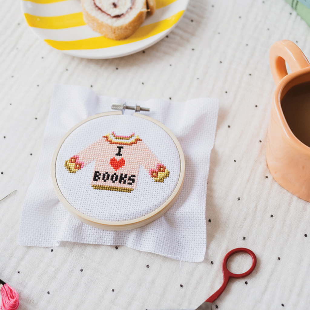 I Love Books Cross Stitch Kit