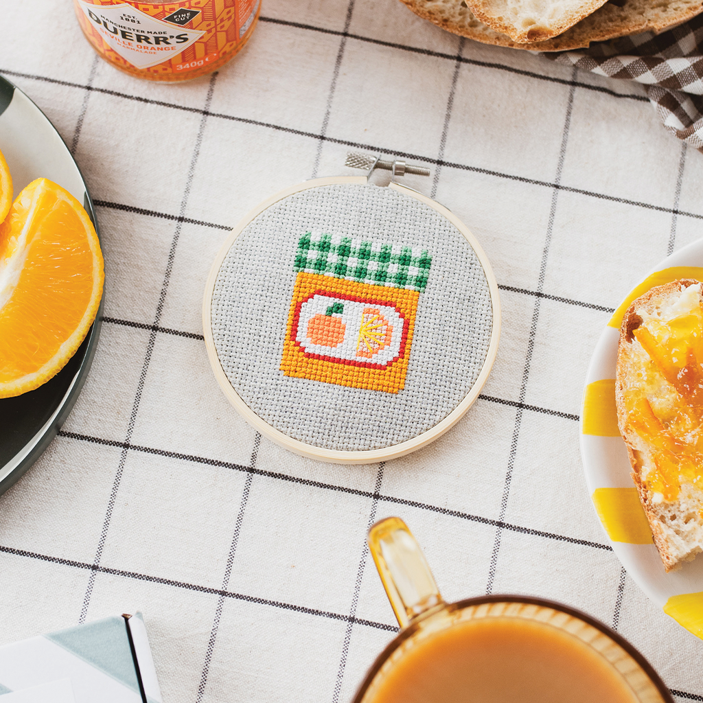 Marmalade Beginner Cross Stitch Kit