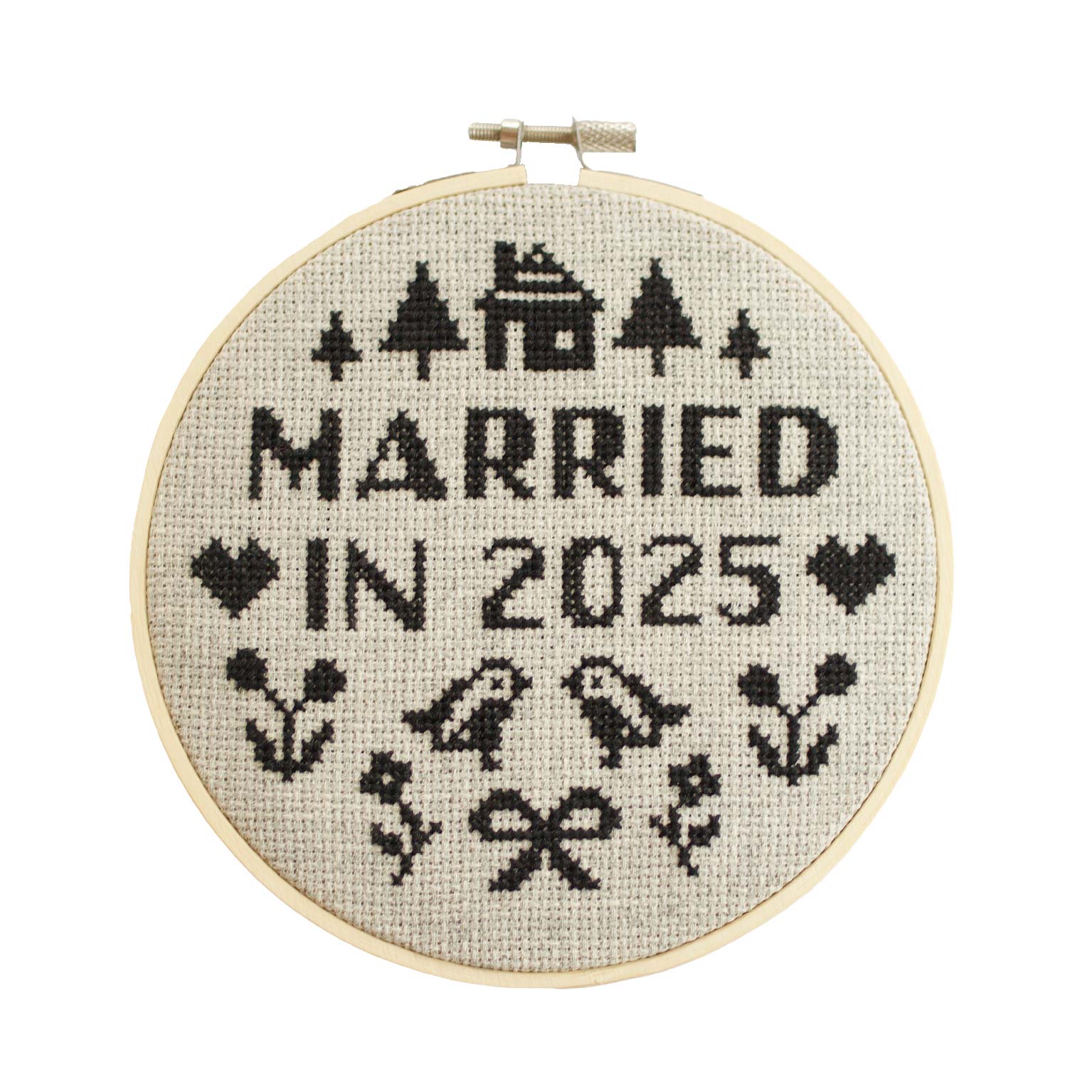 Married In 2025 Cross Stitch Kit