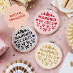 Married In 2025 Cross Stitch Kit PDF Pattern Only