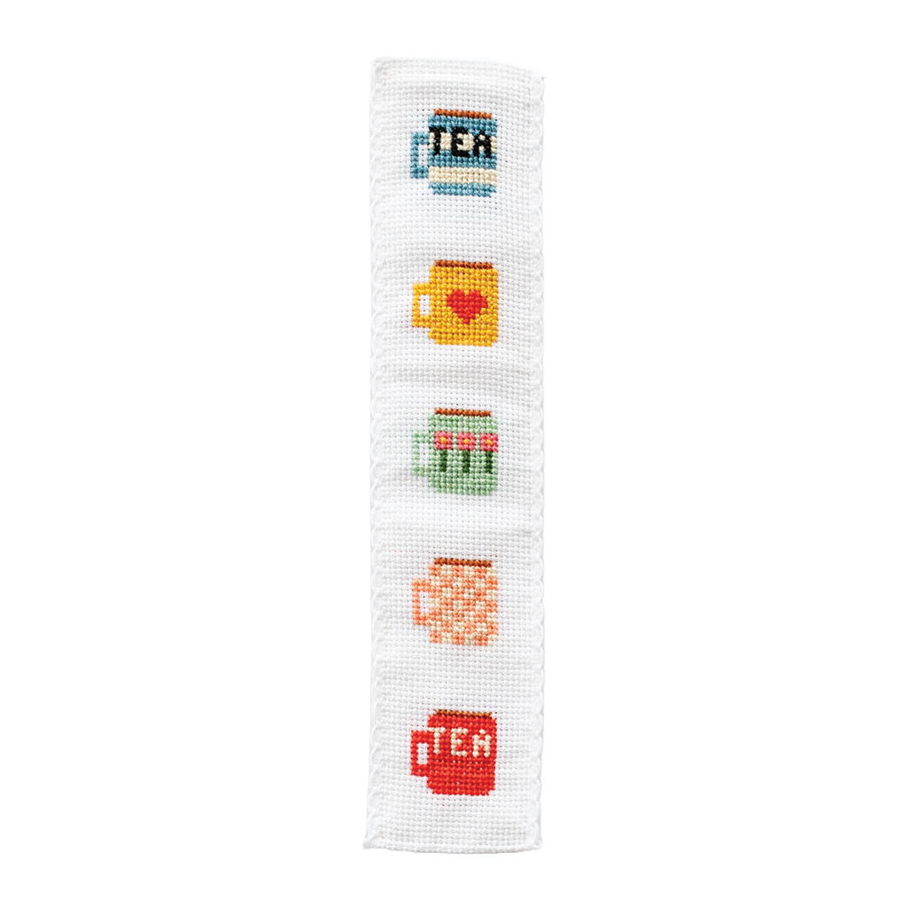 Mugs Bookmark Cross Stitch Kit