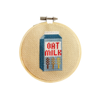 Oat Milk Cross Stitch Kit
