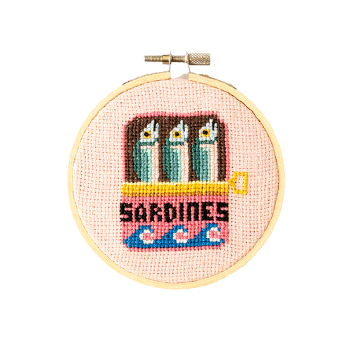 Sardines Cross Stitch Kit