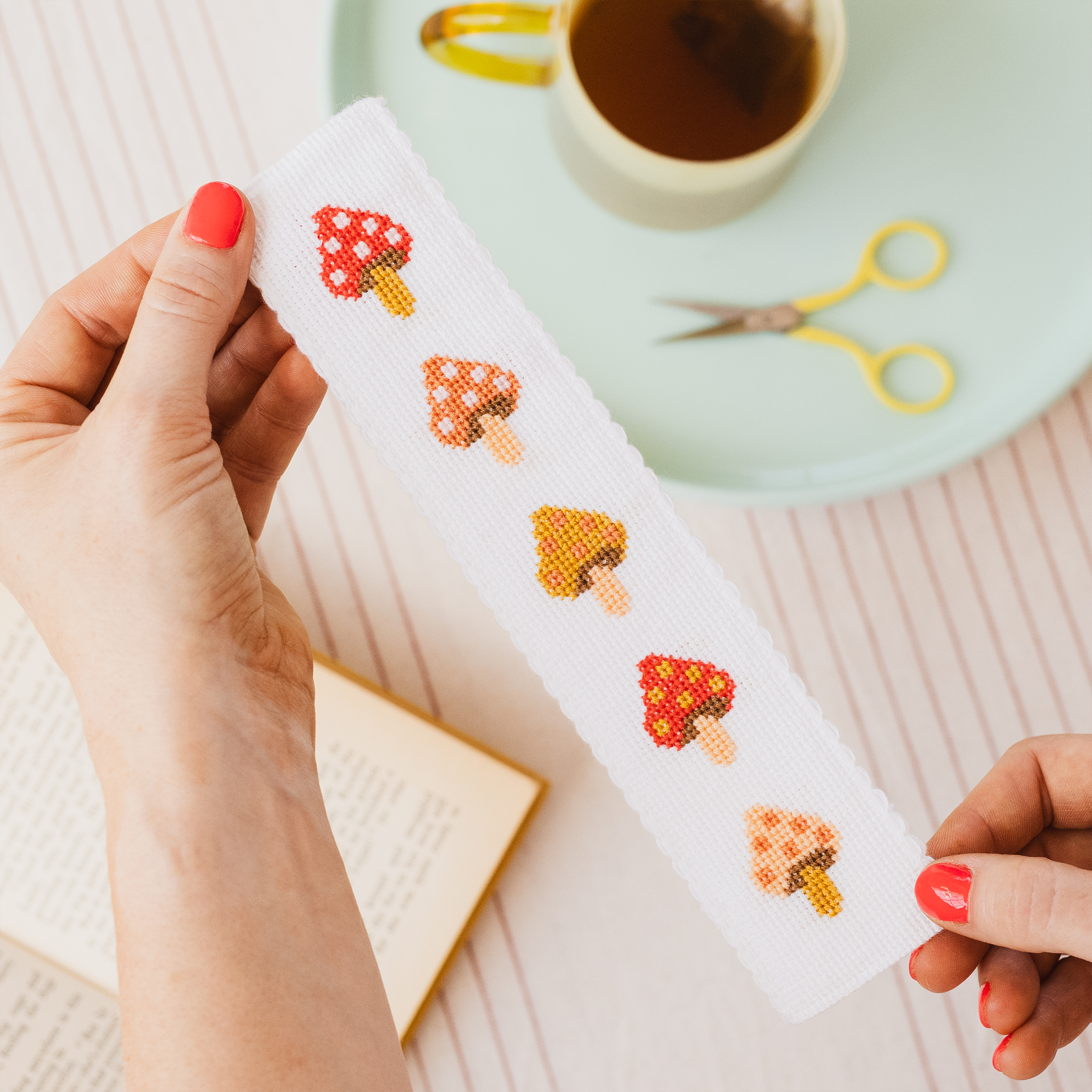 Toadstool Bookmark PDF Pattern – Instant Download