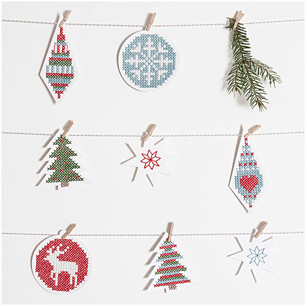 Christmas Embroidery Cards