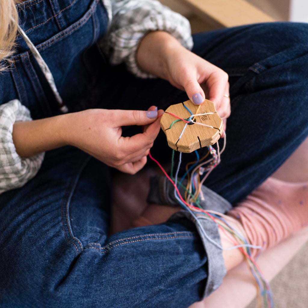 Wooden Friendship Bracelet Loom