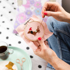 Dachshund Cross Stitch Embroidery Kit