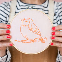 Load image into Gallery viewer, Robin Embroidery Hoop Kit