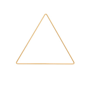 Gold Metal Triangle Frame