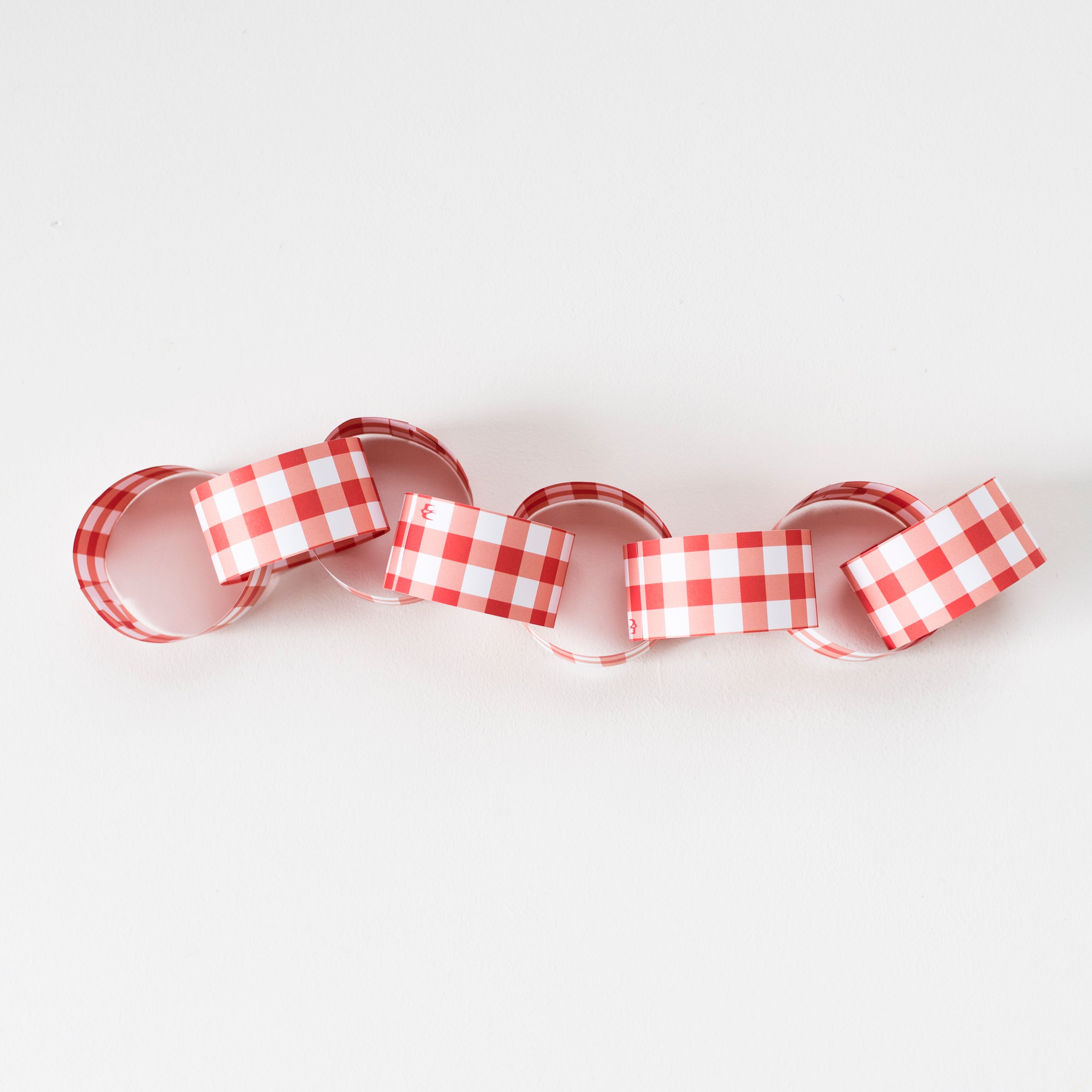 Gingham Paper Chain Kit