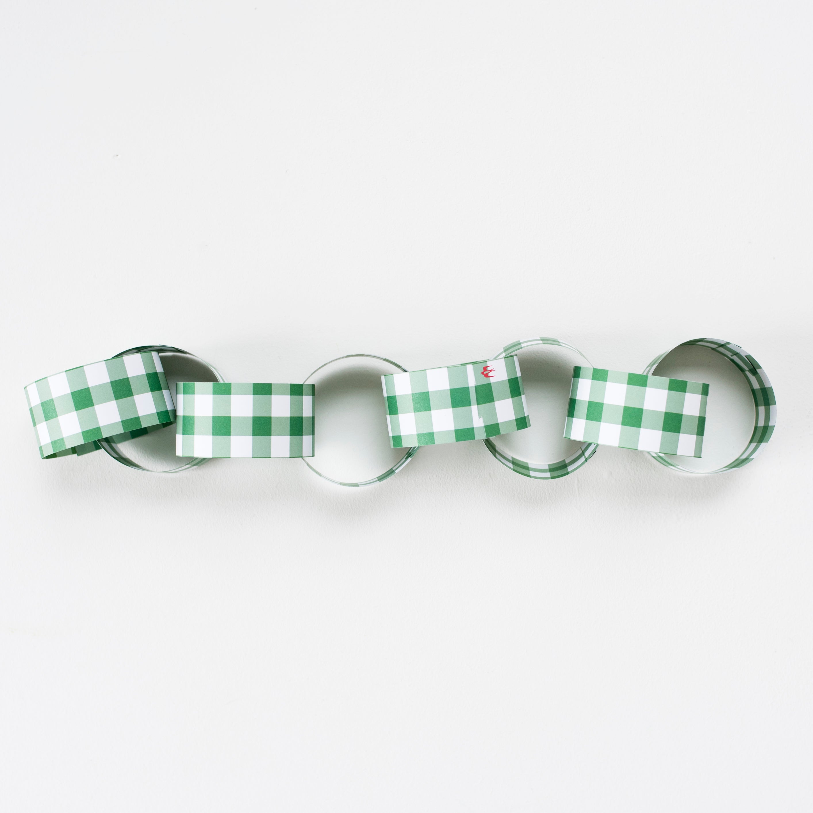 Gingham Paper Chain Kit