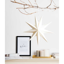 Load image into Gallery viewer, Paper Star Decoration - Red, Pink or White