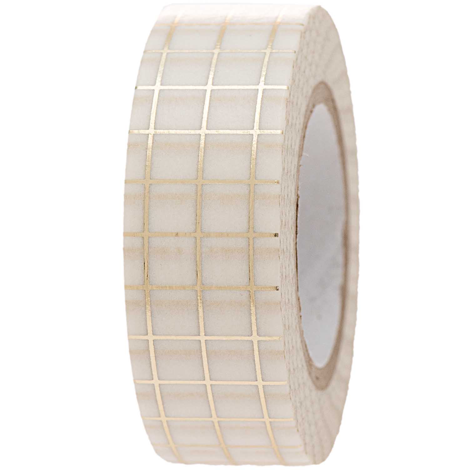 Gold Grid Washi Tape