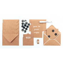 Load image into Gallery viewer, Kraft Card and Envelope Set