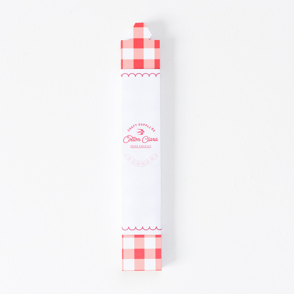 Gingham Paper Chain Kit