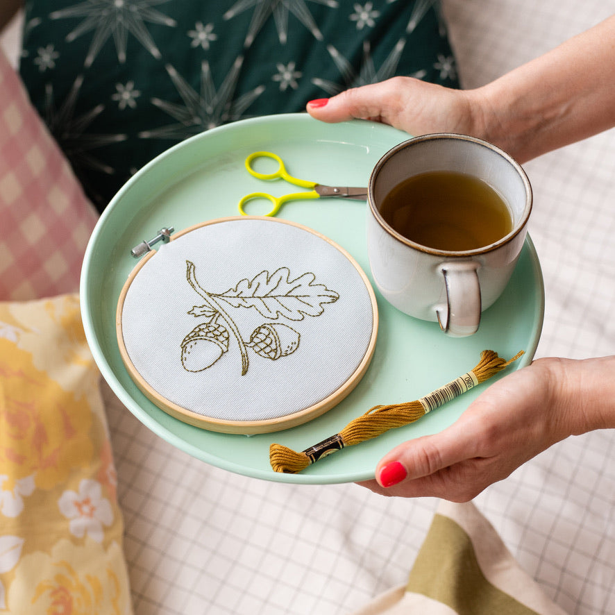 Acorn Hoop Embroidery Kit 4