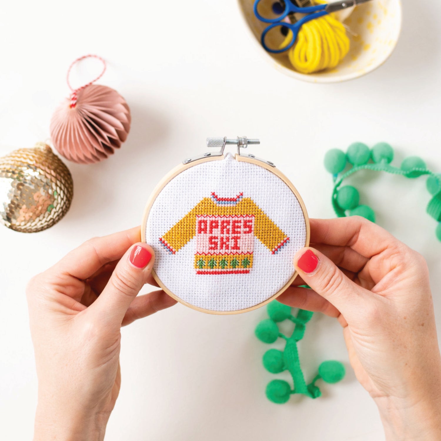 Apres Ski Christmas Jumper Cross Stitch Kit