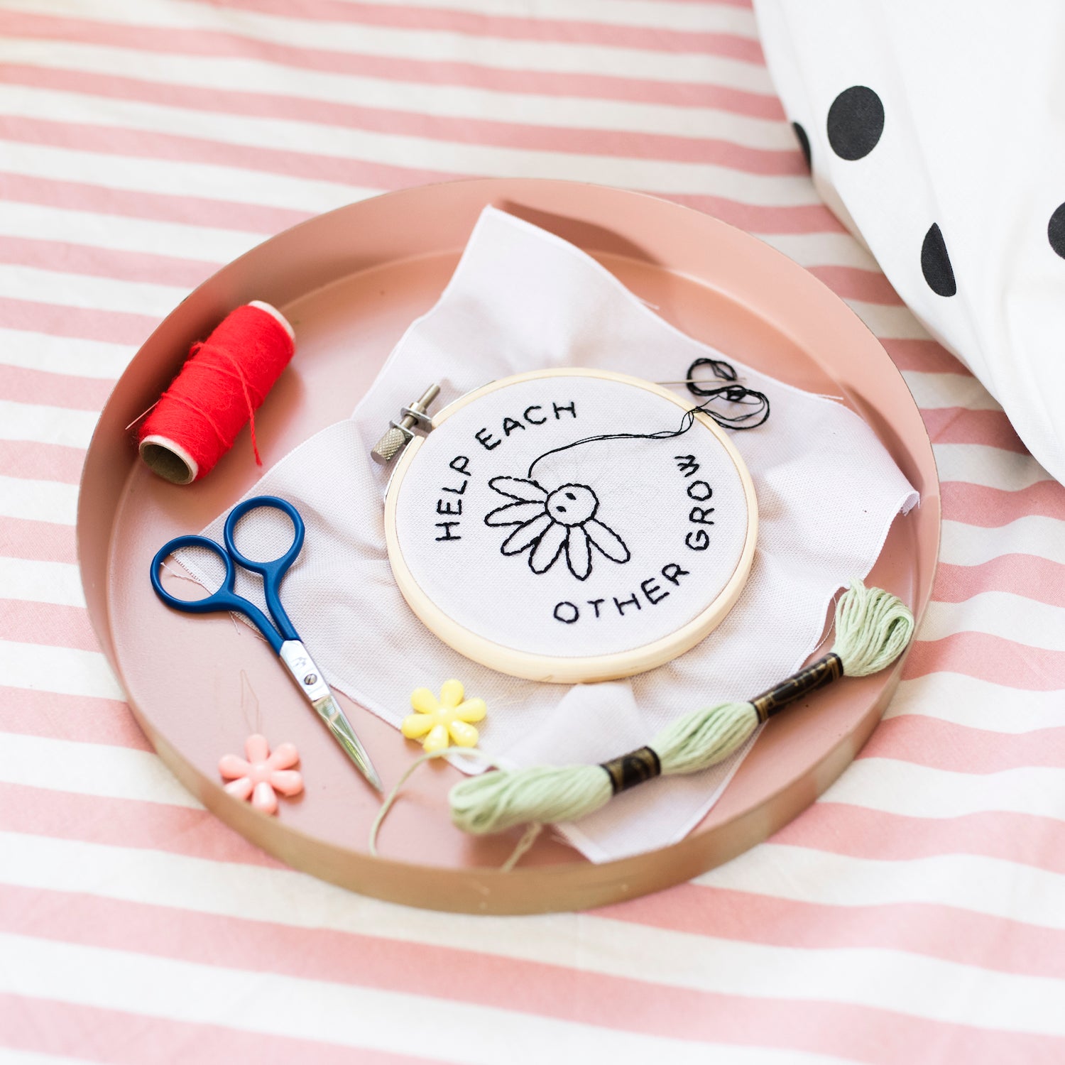 Setting Up An Embroidery Kit — Life in the Little
