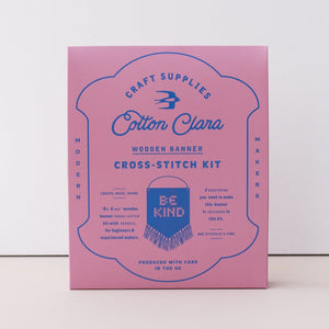 Be kind wooden embroidery kit packaging