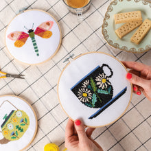 Load image into Gallery viewer, Teacup Brie Harrison Cross Stitch Kit
