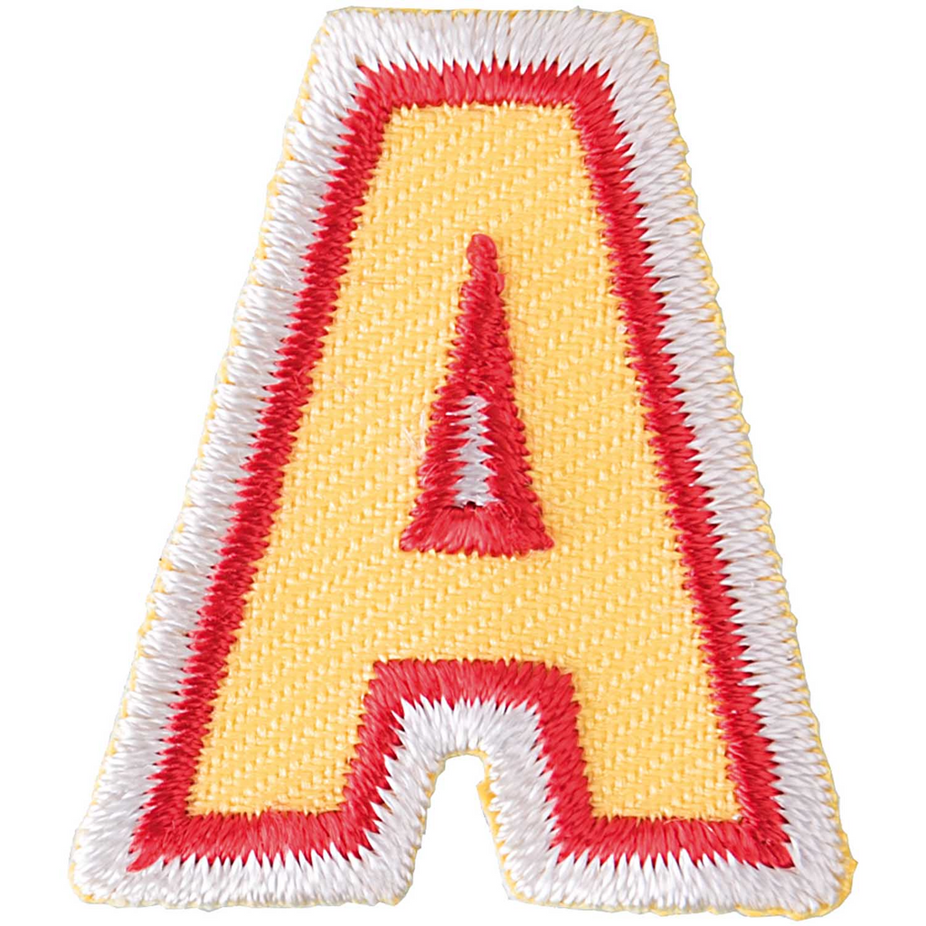 Iron on Alphabet Patches
