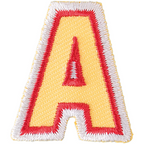 Iron on Alphabet Patches