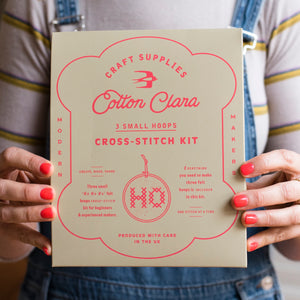 Ho Ho Ho Felt Cross Stitch Kit