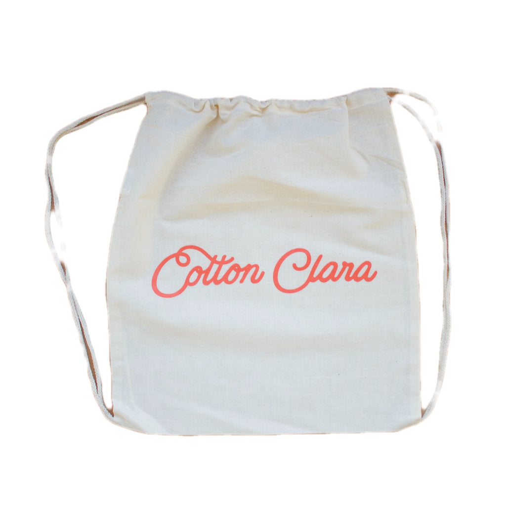 Childrens Craft Embroidery Bundle Cotton Clara Drawstring Bag