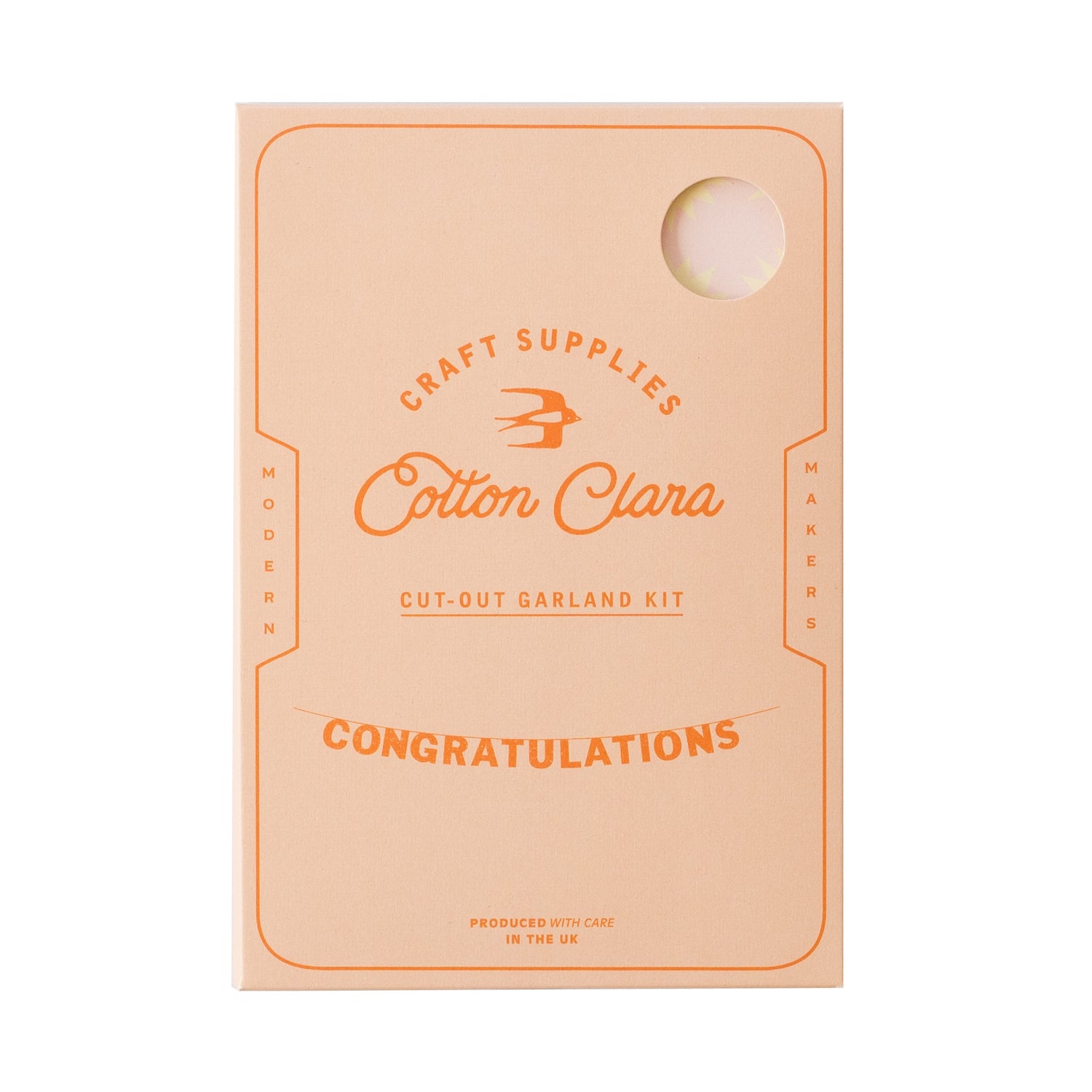 Cut out garland kit - congratulations