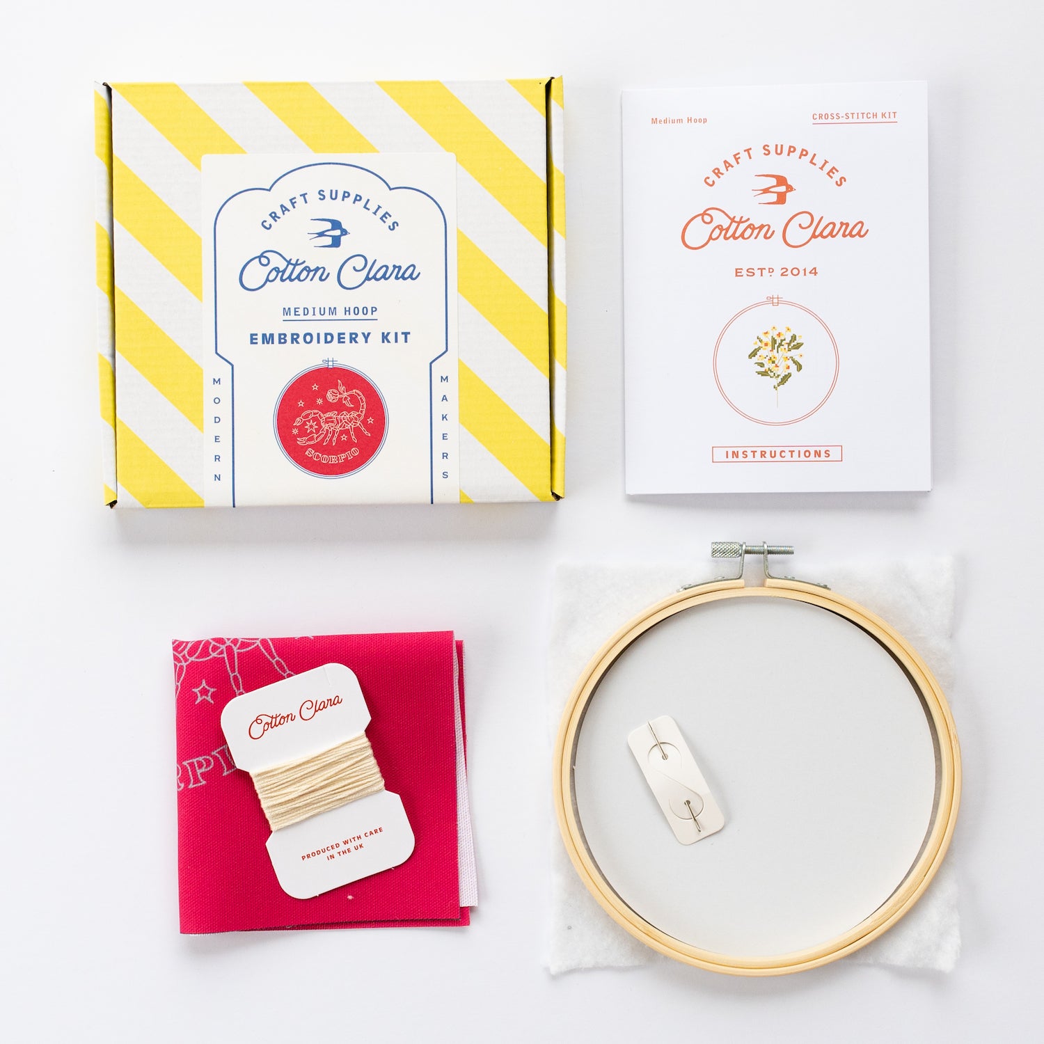 Scorpio Embroidery Hoop Kit