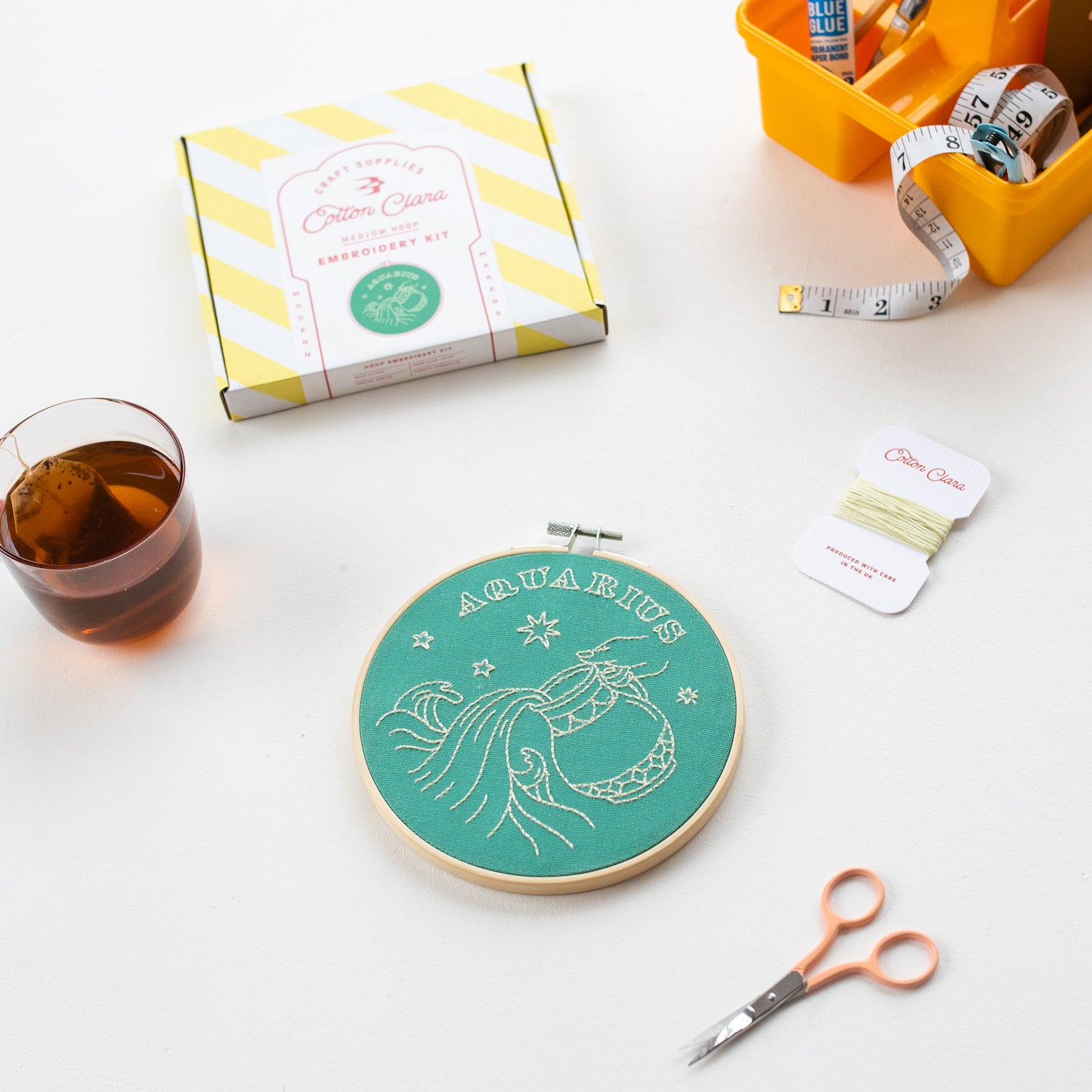 Aquarius Embroidery Hoop Kit