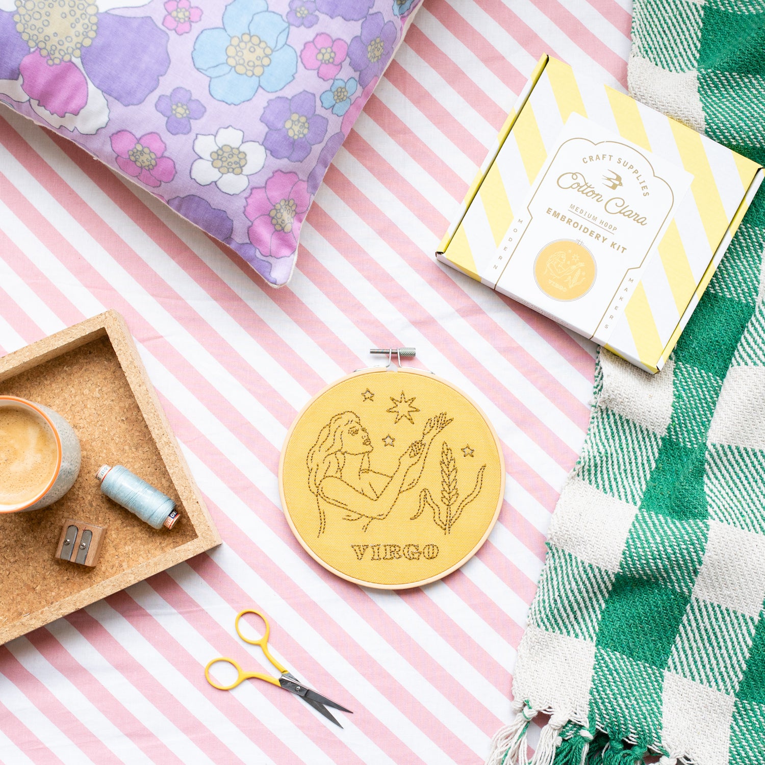 Virgo Embroidery Hoop Kit