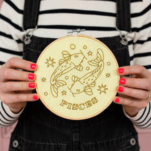Load image into Gallery viewer, Pisces Embroidery Hoop Kit